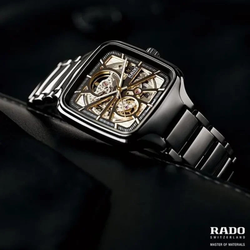 Rado Watch True Square Ceramic Black Automatic For Men (SW1415)