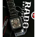 Rado Watch True Square Ceramic Black Automatic For Men (SW1419)