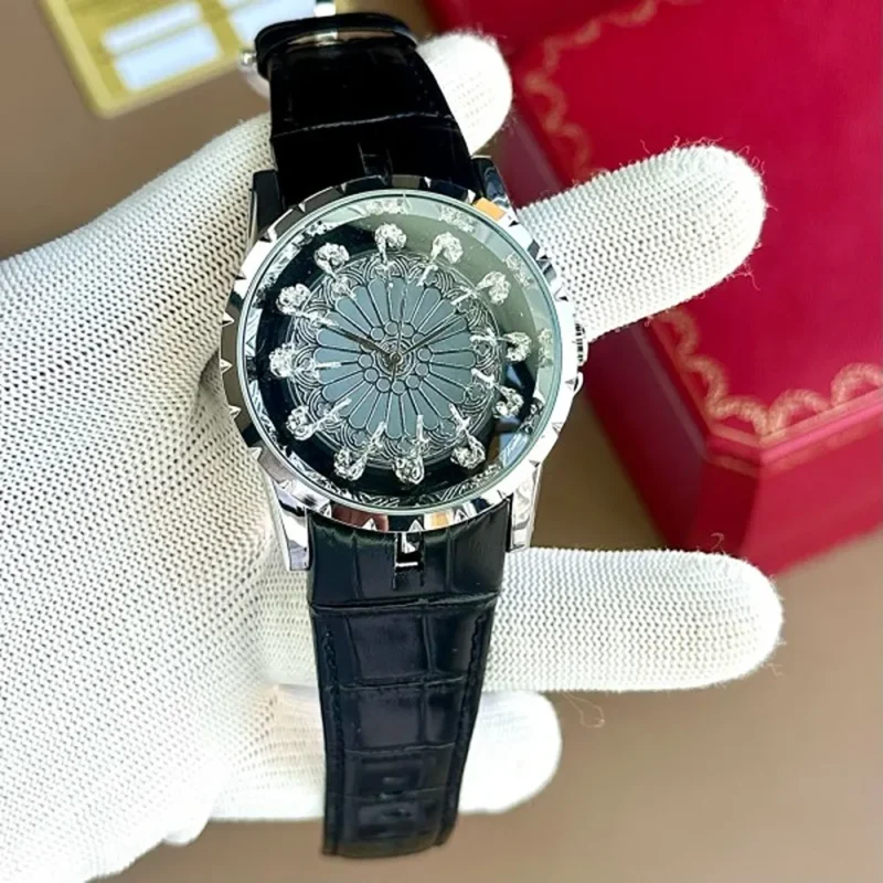 Roger Dubuis Watch Grey Silver Black For Men (FIT113)