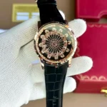Roger Dubuis Watch Rose Gold Black For Men (FIT116)