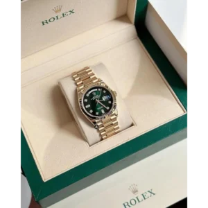 Rolex Oyster Watch Perpetual Day Date 40 Battery Working Like Automatic For Men (SL785)