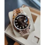 Rolex Oyster Watch Perpetual Day Date 40 Battery Working Like Automatic For Men (SL787)