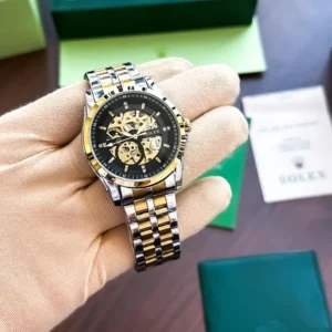 Rolex Watch Auto Gold Black For Men (SW1413)