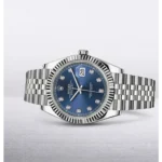 Rolex Watch Date just Diamond For Men (SS123)