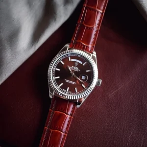 Rolex Watch Day Date Kather For Men (SL149)