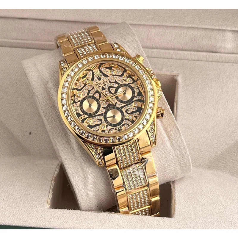 Rolex Watch Diamond Tiger Stainless Steel Edition Watch (SG-186)