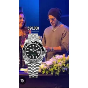 Rolex Watch GMT Master Full Black Stainless Steel For Men (SW1277)