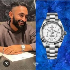 Rolex Watch Sky Dweller White Dial Stainless Steel For Men (CS194)