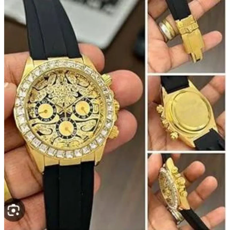 Rollex Watch Eye Of The Tiger Celebrity Wear For Men (SW1276)