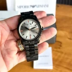 Seiko Watch Full Black Swiss Movement For Men (SW2140)