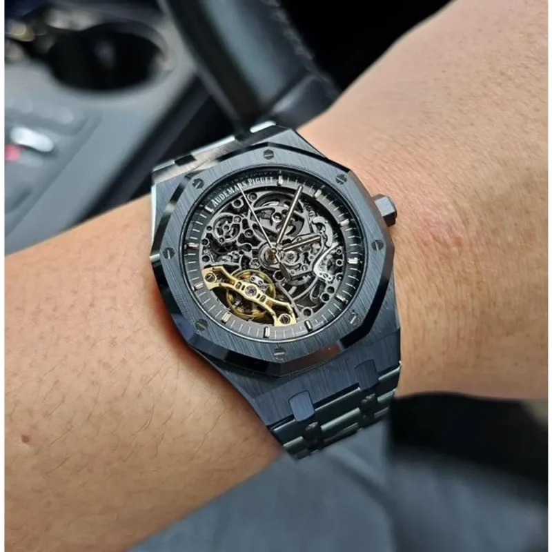 Stylish Audemars Piguet Royal Oak Watch Skeleton Automatic For Men (BSF1013)