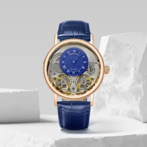 Stylish Breguet Double Engine Watch Blue Copper For Men (SG2683)