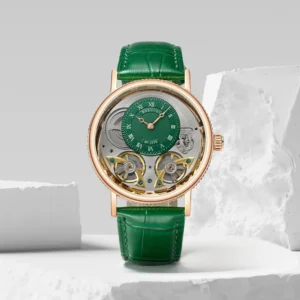 Stylish Breguet Double Engine Watch Green Copper For Men (SG2684)