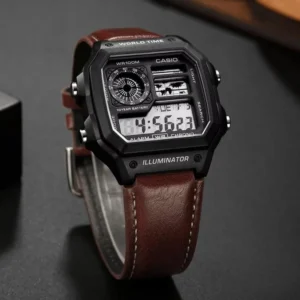Stylish Casio AE1200 Illuminator Watch Camel Brown For Men (BOT968)