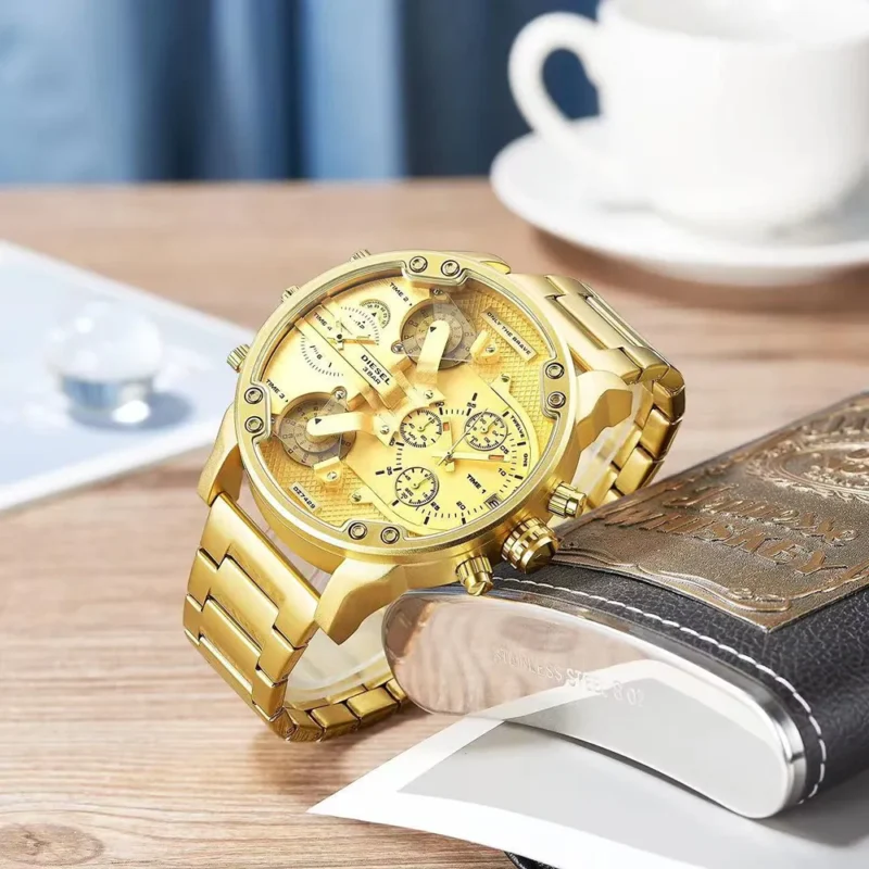 Stylish Diesel 3 Bar Big Watch For Men (LAB756) Stylish Diesel 3 Bar Big Watch For Men (LAB756)