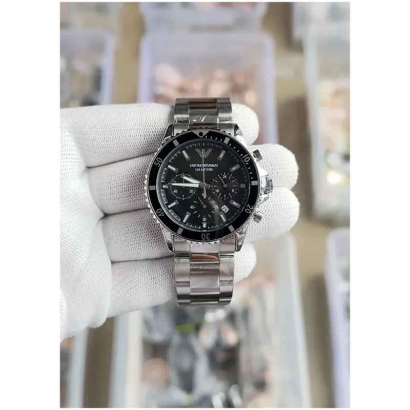 Stylish Emporio Armani 100m Watch For Men (FT858)