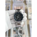 Stylish Emporio Armani 100m Watch Silver Blue For Men (FT856)
