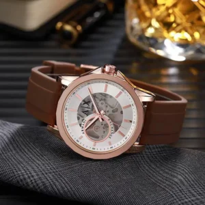 Stylish Emporio Armani Meccanico Watch Automatic For Men (LAB1596)