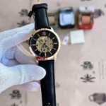 Stylish Fossil Automatic Watch Rose Black For Men (FT879)
