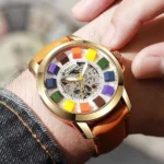 Stylish Fossil Grand Multi Skeleton Watch Automatic For Men (SL907)