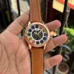 Stylish Fossil Grand Multi Skeleton Watch For Men (SL908)