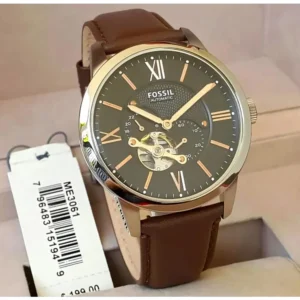 Stylish Fossil Me3061 Automatic Watch Open Back For Men (BOT908)