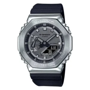 Stylish G Shock Watch 2100 Silver Black For Men (MGC80) (Copy)