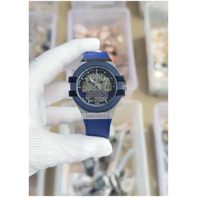 Stylish Maserati Potenza Skeleton Watch For Men (LAB1421)
