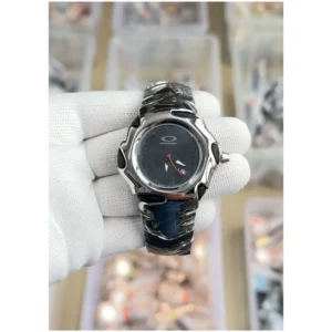 Stylish Oakley Blade Watch Silver Black For Men (LAB1694)