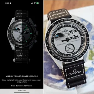 Stylish Omega X Swatch Watch For Men (LAB1813)