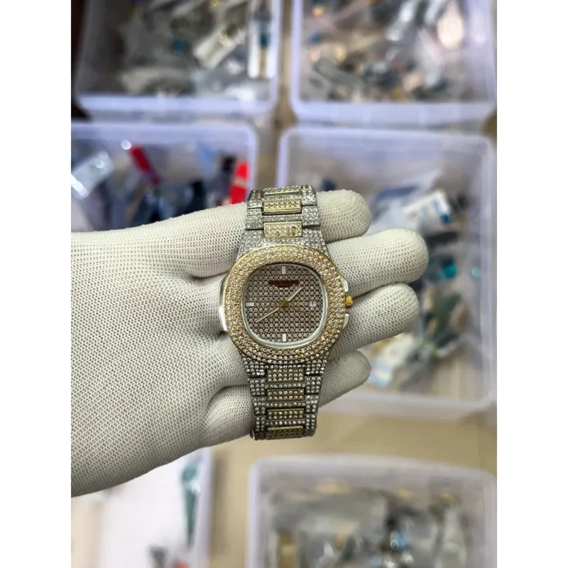 Stylish Patek Philippe Diamond Watch For Men (LAB1546)