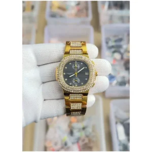 Stylish Patek Philippe Nautilus Watch Diamond For Men (LAB1629)
