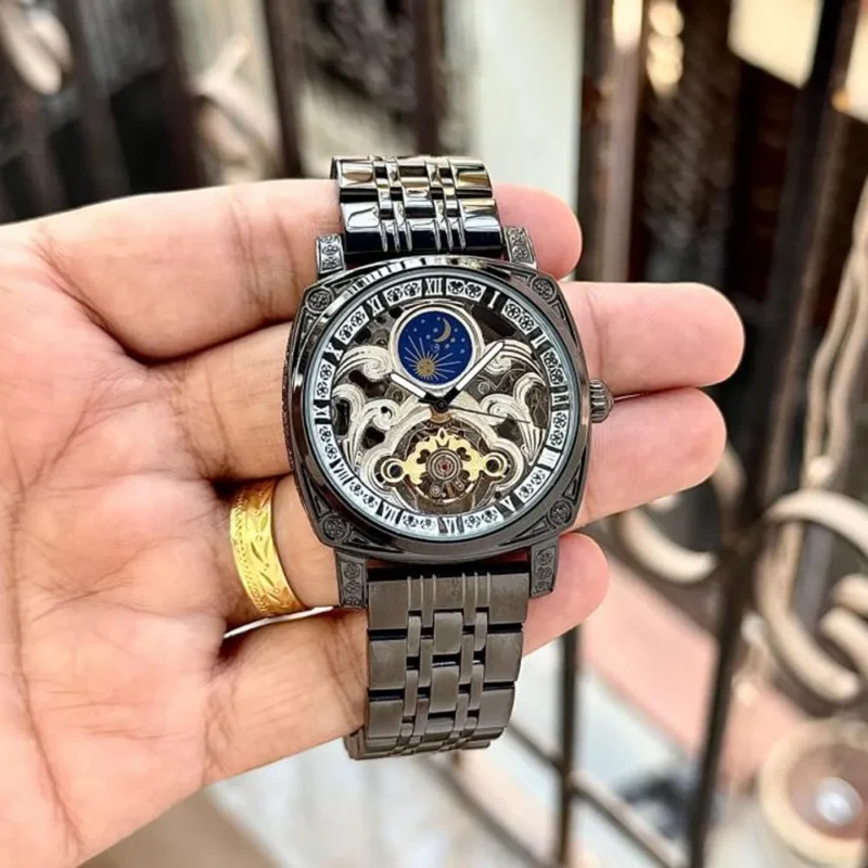 Stylish Patek Philippe Skeleton Watch Automatic For Men (SG1293)