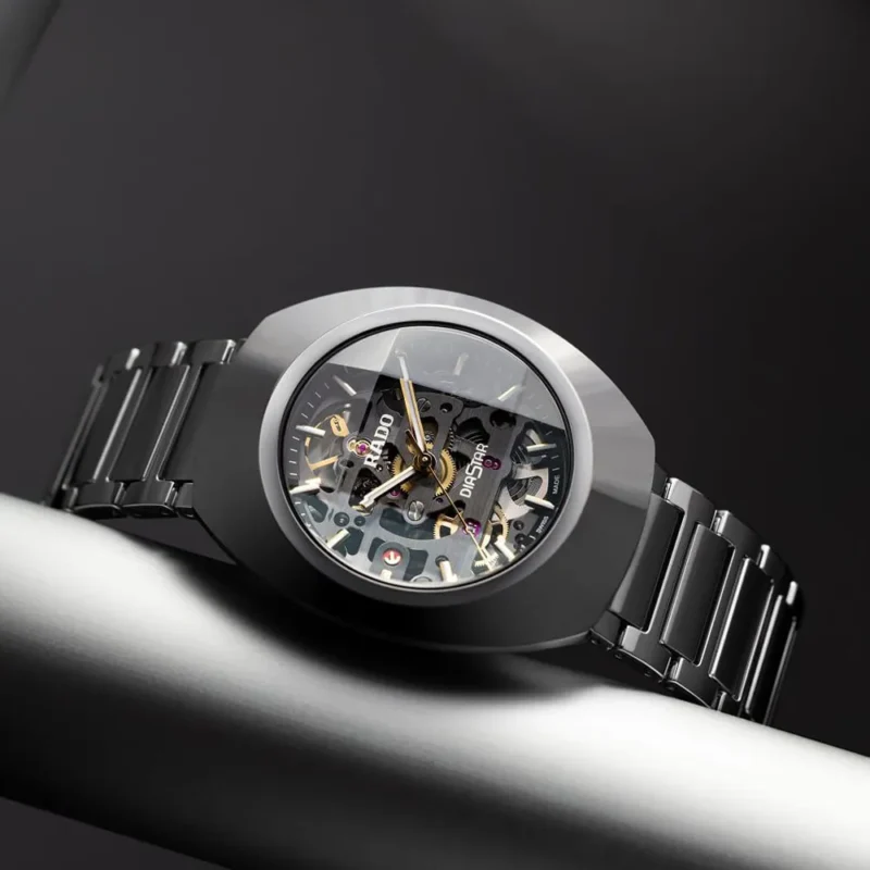 Stylish Rado Diastar Skeleton Watch for Men (LAB1637)
