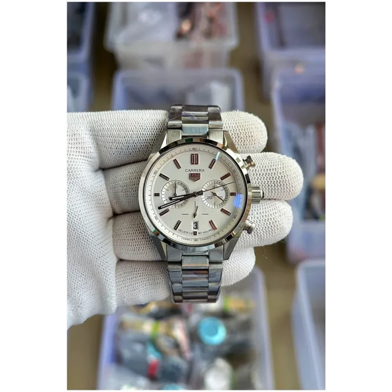 Tag Heuer Watch Carrera Calibre 02 Chronograph For Men (FT184)