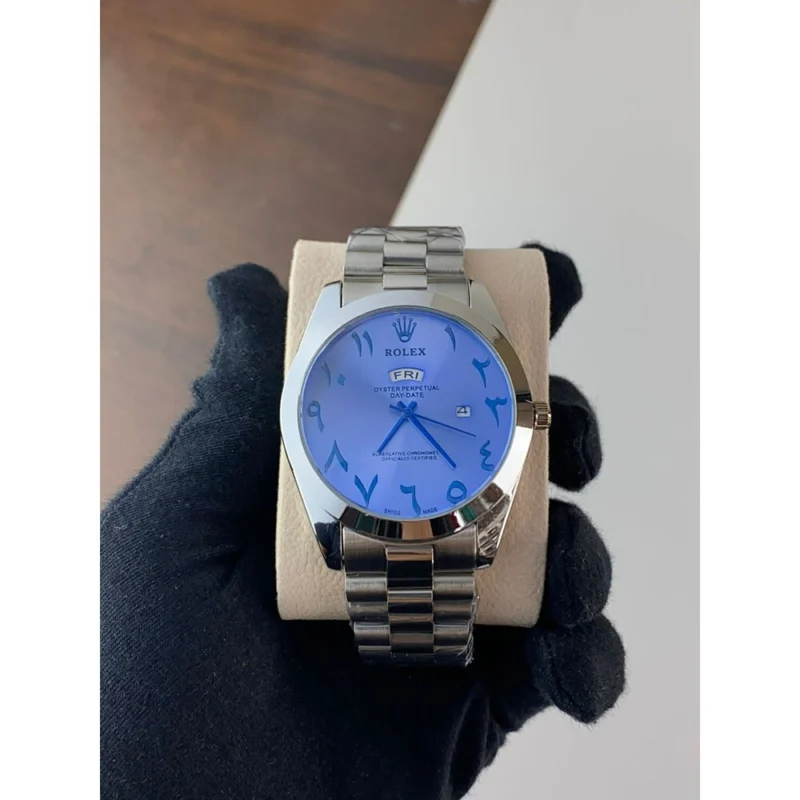 Trending Men Rolex Watch, Stainless Steel Arabic Watch (SG-229367)