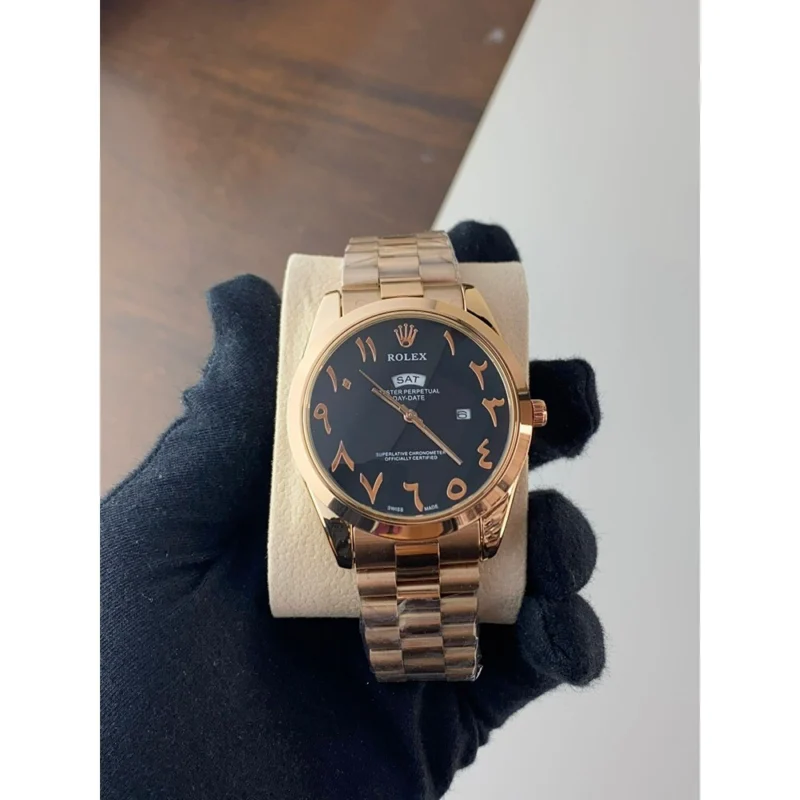 Trending Men Rolex Watch, Stainless Steel Arabic Watch (SG-229368)