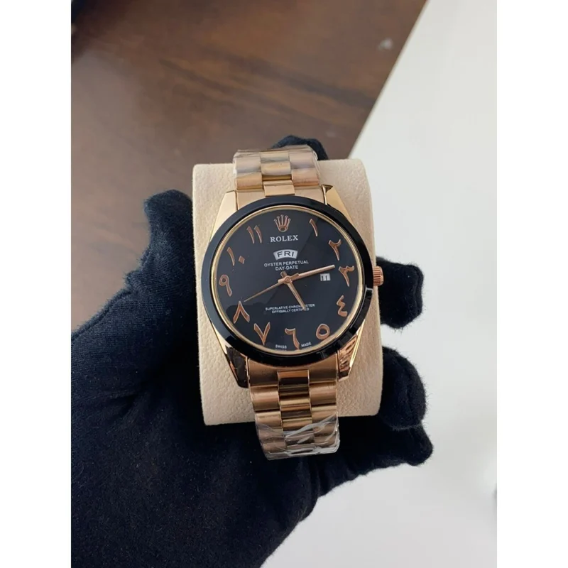 Trending Men Rolex Watch, Stainless Steel Arabic Watch (SG-229371)
