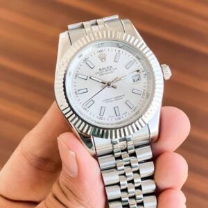 Trending Men Rolex Watch with Stainless Steel Silver Strap (SG-266)