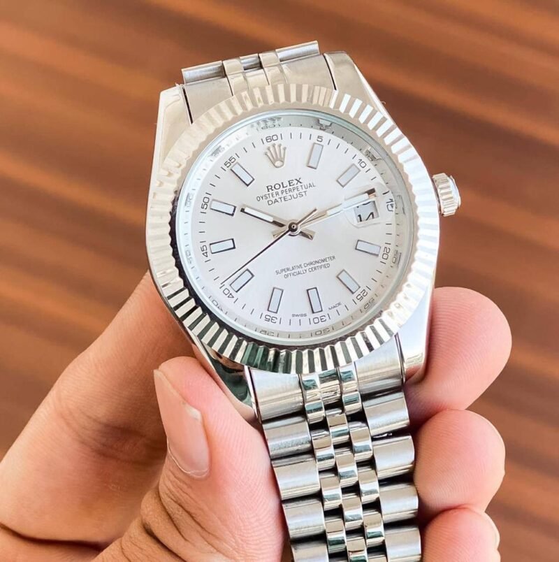 Trending Men Rolex Watch with Stainless Steel Silver Strap (SG-266) Trending Men Rolex Watch with Stainless Steel Silver Strap (SG-266)