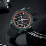 Trendy Armani Exchange Gunmetal Watch For Men (FT1302)