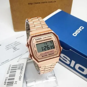 Trendy Casio Vintage Illuminator Watch Copper For Men (FT1392)