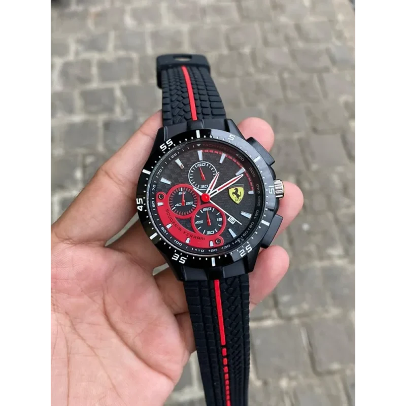 Trendy Ferraari Scuderia Watch For Men (SHH3760)