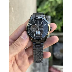 Trendy Seiko Automatic Watch All Working Open Back For Men (FT1388)