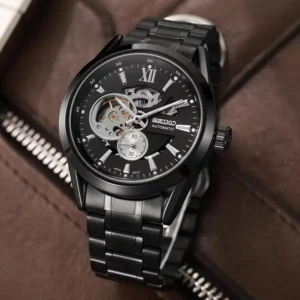 Trendy Seiko Automatic Watch All Working Open Back For Men (FT1388)