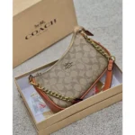 Premium Coach Teri Shoulder Bag Signature Canvas For Women (SL1051)
