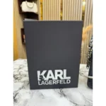 Premium Karl Lagerfeld Shoulder Bag Signature Glossy Black For Women (SZ744)
