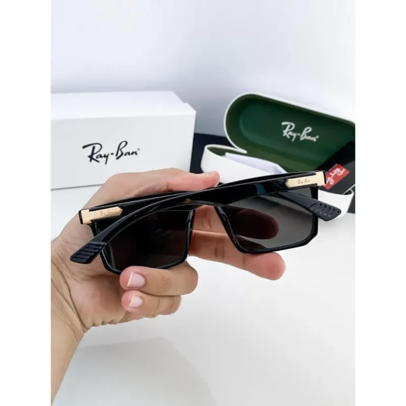Premium Rayban Sunglasses Gold Black 8375 (SUP136)