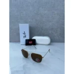 Premium Rayban Sunglasses 3136 Brown Gold (SUP143)