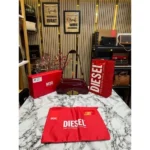 Trendy Diesel Glossy Shoulder Bag With Box & Dust Bag For Women (FT989)